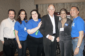 Jerry Brown and UNAC members