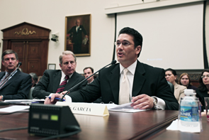 Miguel Garcia, RN, testifying to Congress