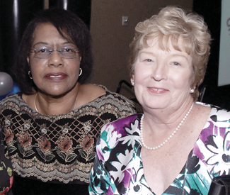 l to r: Sonia Moseley, RN, and Kathy J. Sackman, RN